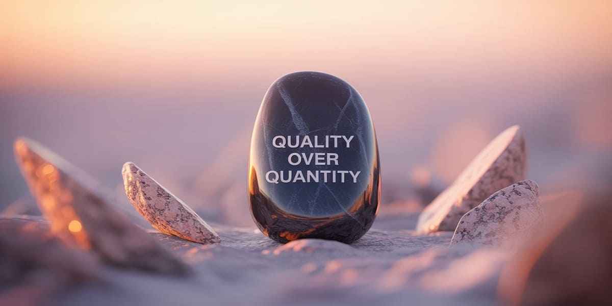Quality Over Quantity